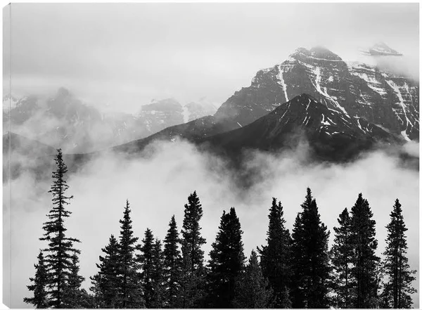 Mountains & Mist - Canada 99 Canvas Art by Monte Nagler 32x24 Fineartcanvas