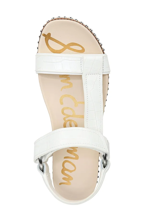 Sam Edelman White Annalise Sandals