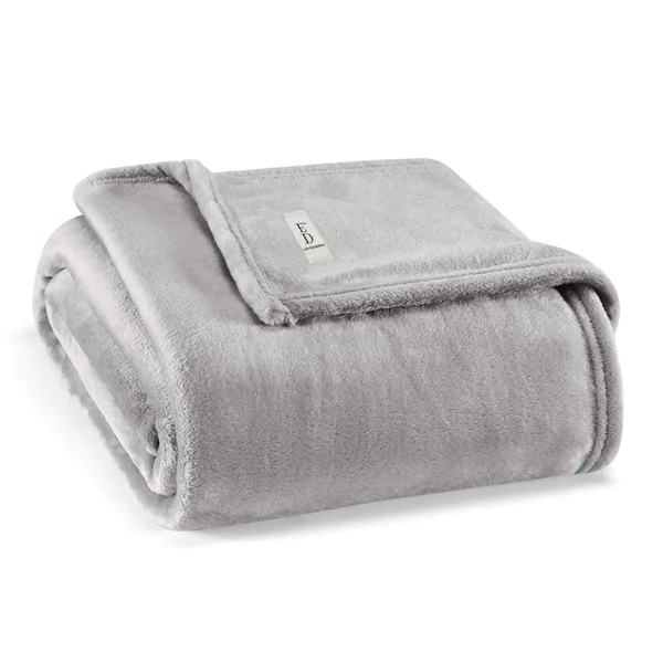Ed Ellen DeGeneres Ultra Soft Plush Solid Blanket, King, Grey