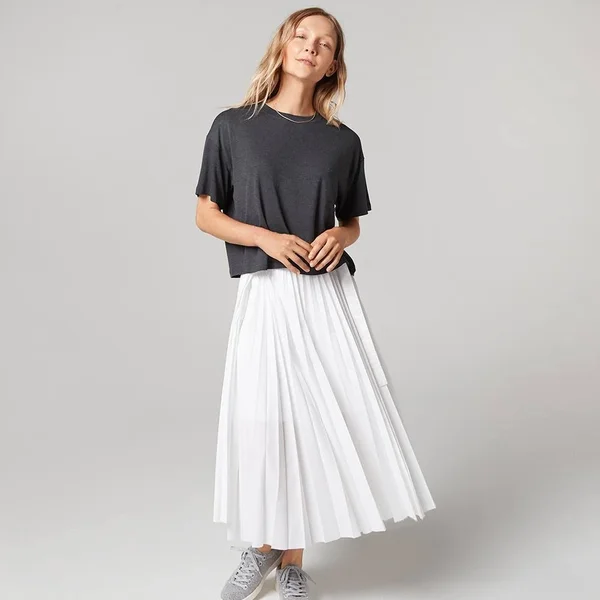Allbirds Women's TrinoXO Tee - Relaxed Fit - Natural Grey, Size Xs
