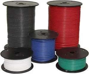 Stranded Hookup Wire (600 Volt) (Gauge: 18 - Length: 5000 ft., Color: Red) Wire-ST6-18-02-5000