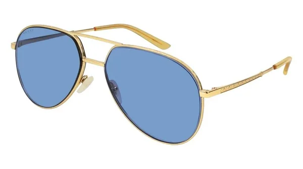 Gucci GG0356S 002 Gold Aviator Sunglasses