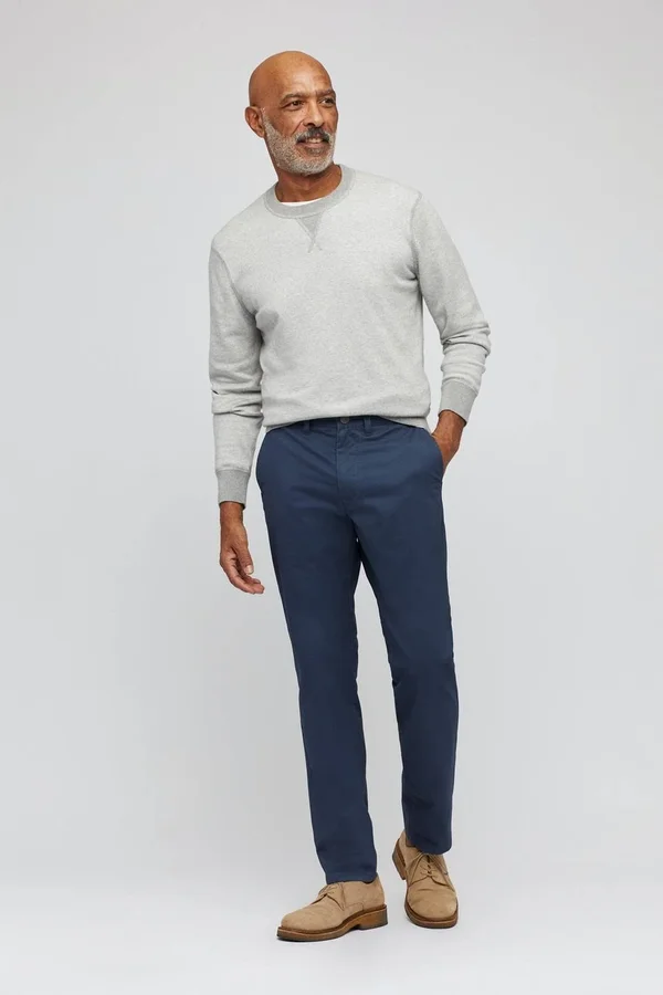 Bonobos Stretch Washed Chinos - Blue - Casual Pants