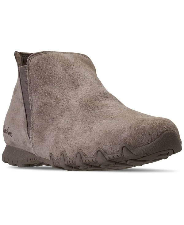 Skechers Women's Relaxed Fit Bikers MC Bellore Bootie - Taupe