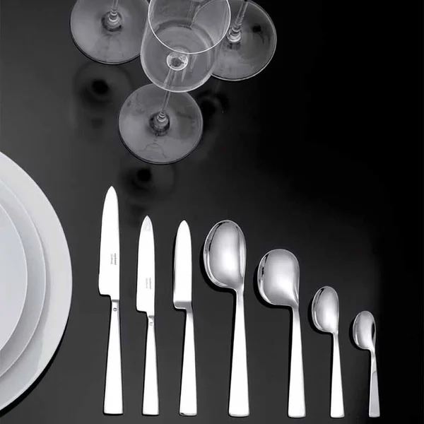 Sambonet Conca Gio Ponti Cutlery Set 24 Pcs Silverplated