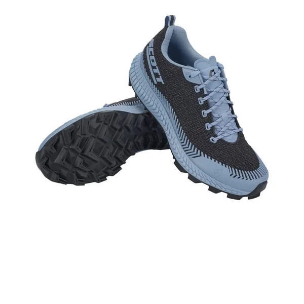 Scott Women's Supertrac Ultra RC Running Shoe 6.5, Black/Glacier Blue