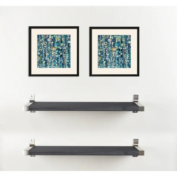 BrandtWorks Modern Industrial Wall Shelf - Set of 2