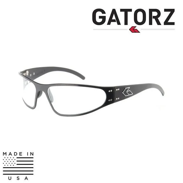 Gatorz Wraptor Sunglasses - Black, Clear