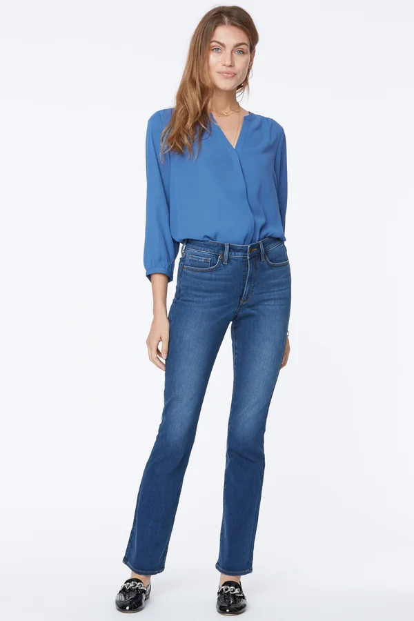 Nydj Slim Bootcut Jeans - Presidio - Blue - 18