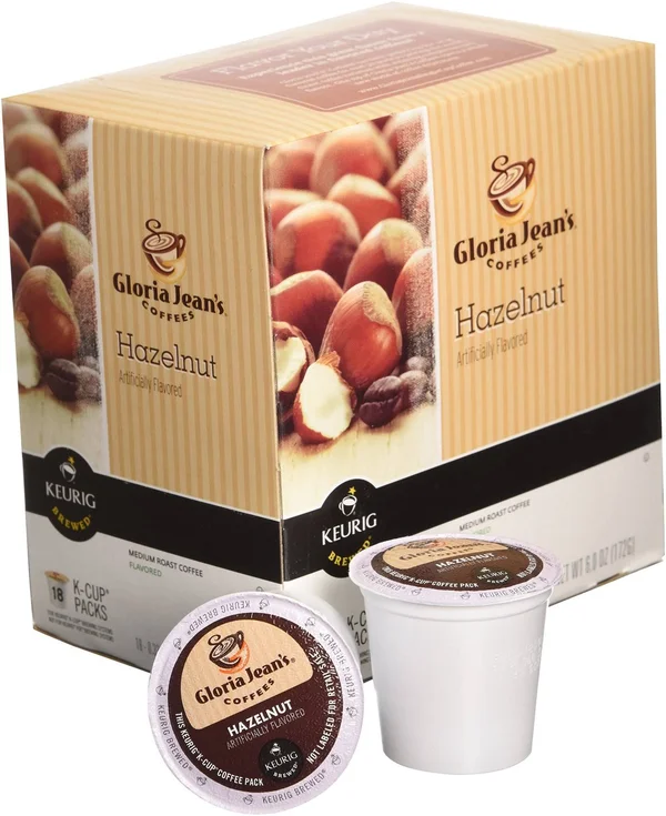 Gloria Jean&s Coffee K-Cups - Hazelnut - 18 count