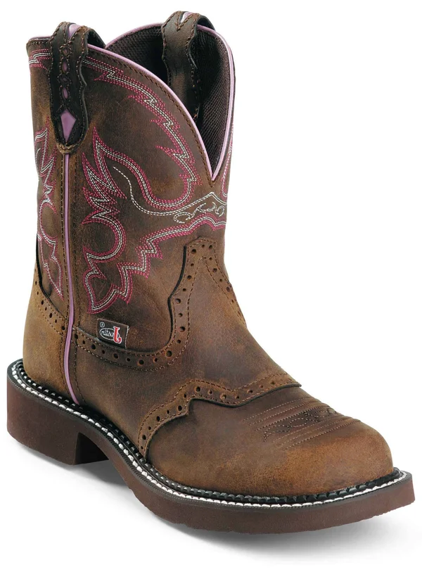 Justin Women's Gypsy Wanette Steel Toe Work Boots, Bark