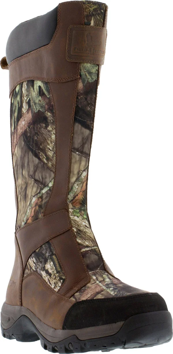 Field & Stream Men's Side-Zip Snake Boots - Size 8.5, Brown