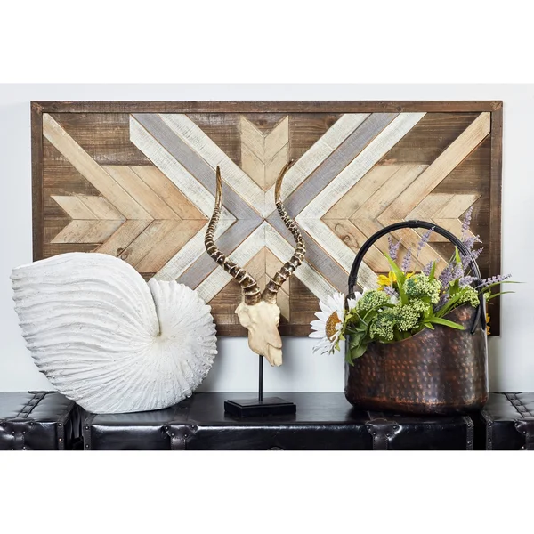 Wood Wall Plaque 48x22W - 24x22H