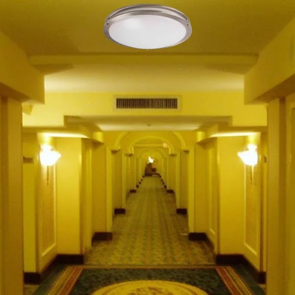 LED Flush Mount Ceiling Light in Brushed Nickel
