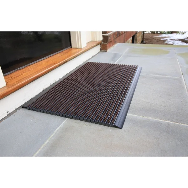 Mats Inc. World&s Best Ultimate Outdoor Bristle Entrance Mat - Brown - 1.5& x 2.5&