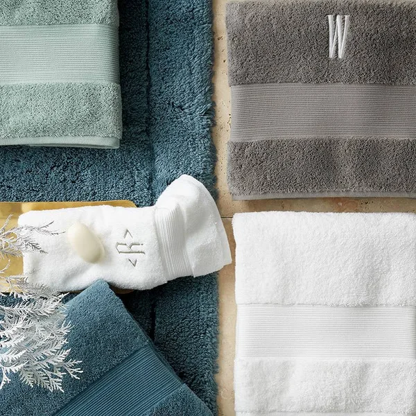 Legends Hotel Regal Egyptian Cotton Bath Towel - White - The Company Store