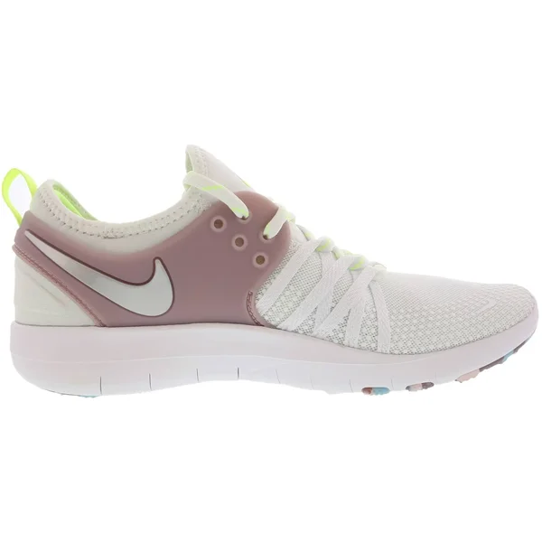 Nike Free TR 7 Training Shoes - 8M - White - Metallic Silver