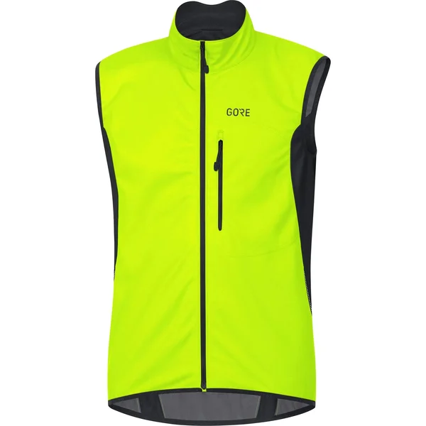 Gore Wear C3 Windstopper Vest - M - Neon Yellow-Black