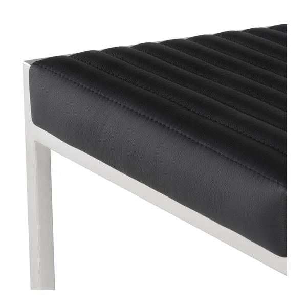 Nuevo Black Zola Counter Stool