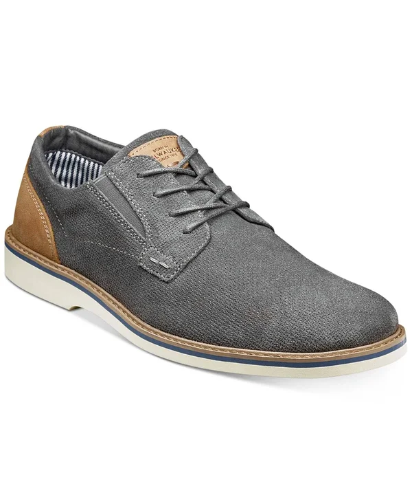 Nunn Bush Barklay Oxford - Men's, Grey, Size 14, Oxfords