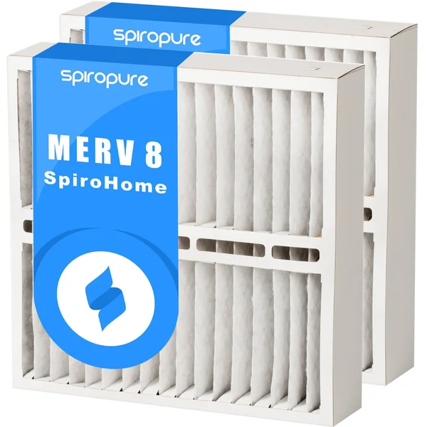 SpiroPure 21x21x5 MERV 8 Rheem/Ruud Protech PD540042 Aftermarket Filters (2 Pack)
