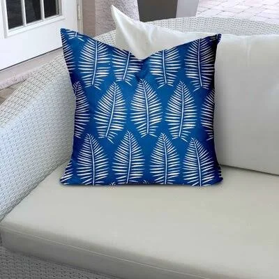 Tewksbury Outdoor Square Pillow Cover Bayou Breeze Fill Material: Polyester/Polyfill - Closure Type: Zipper, Size: 22x22 x 22x22