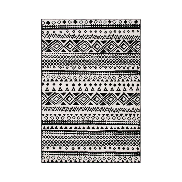 Safavieh 8' x 10' Mercer 400 Mre415 Ivory, Charcoal Rug