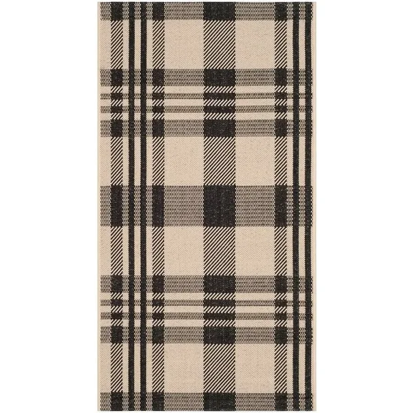Safavieh Courtyard Area Rug CY6201 Beige, Blue, 6& 7x22 x 9& 6x22