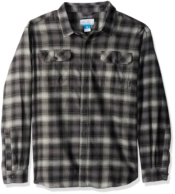 Columbia Men & S Flare Gun Flannel III Long Sleeve Shirt - Flint Grey