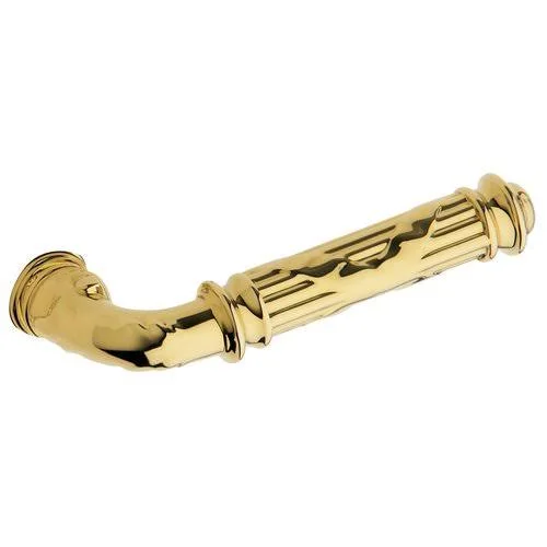 Baldwin 5122055RMR Rmr Single Right Hand Estate Lever Minus Rosettes Polished Nickel