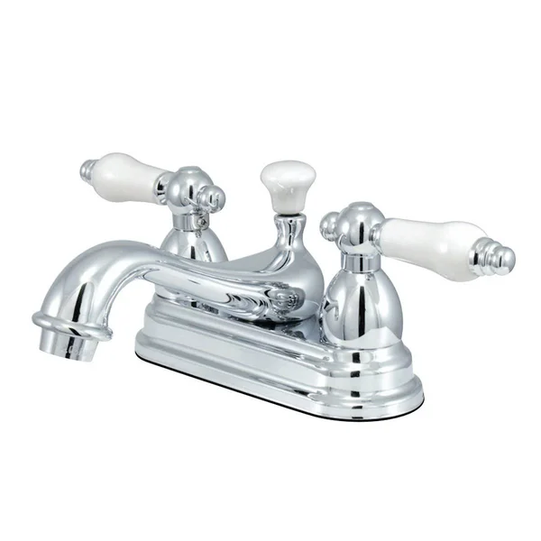 Kingston Brass Ks3600pl 4 in. Centerset Bathroom Faucet - Matte Black