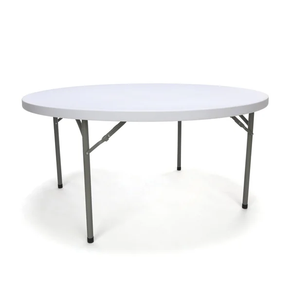 Essentials by OFM Ess-5060r 60 inch Round Folding Utility Table, White