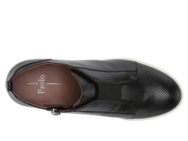 Women's Linea Paolo &Felicia& Wedge Sneaker - Size 5 M - Black