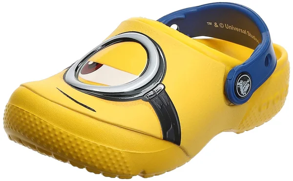 Crocs Kids Yellow Minions Fun Lab Clogs