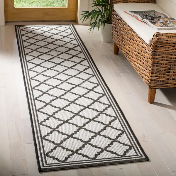 Safavieh Linden Quatrefoil Area Rug Rust, Creme, Size: 9 x 12 ft.