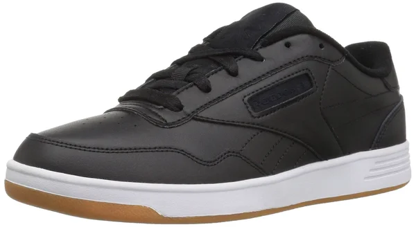 Reebok Women's Club Memt Sneaker Black/White/Gum 7.5