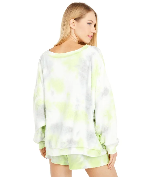 Free-People Kelly Washed Set Lime, Xs