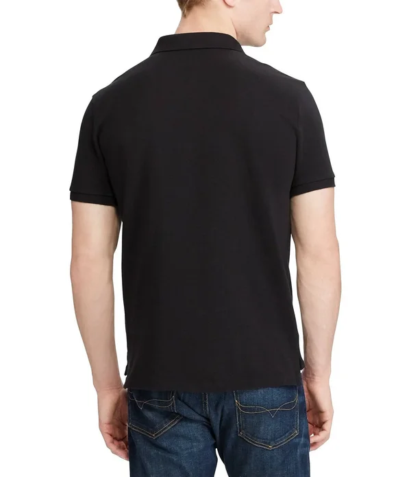 Polo Ralph Lauren Men's Custom Slim Fit Mesh Polo - Polo Black
