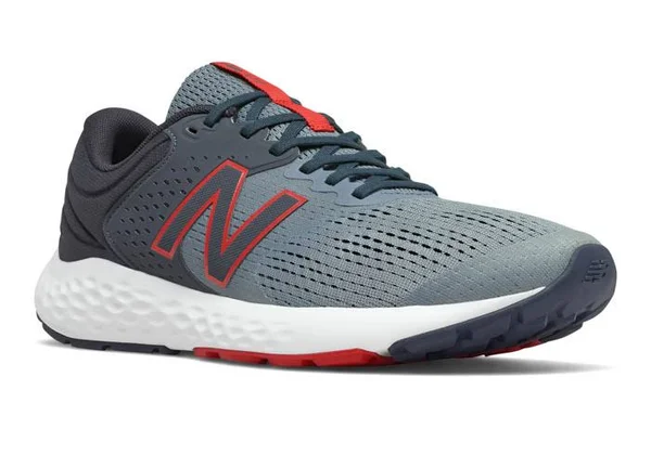 New Balance Men's 520v7 Running Shoe Grey/Red 11.5