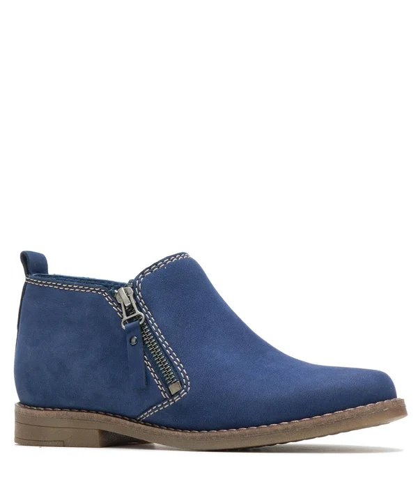 Hush Puppies Mazin Cayto Navy Nubuck, Size: 6, Blue