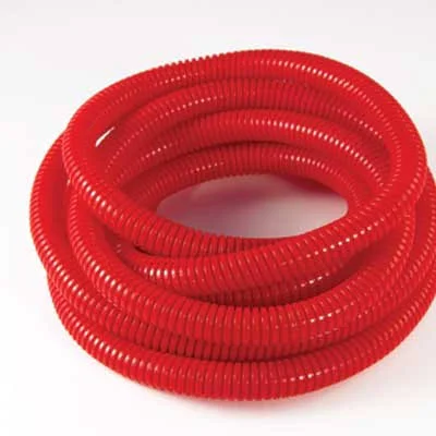 3/4x22 White Split Wire Loom Flex-Guard Convoluted Tubing, 100ft 4307-9C