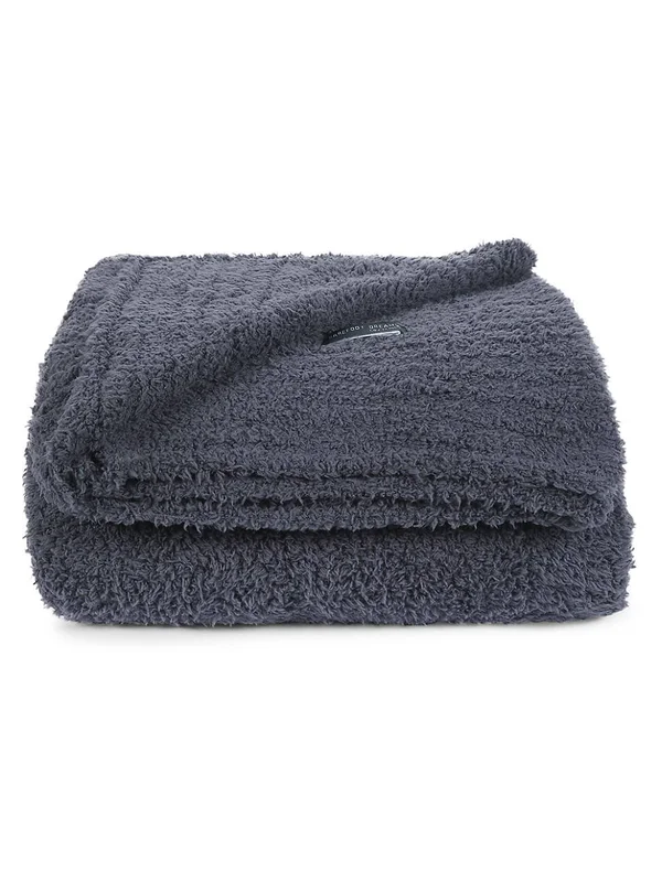 Barefoot Dreams CozyChic Throw Blanket - Size One Size - Blue