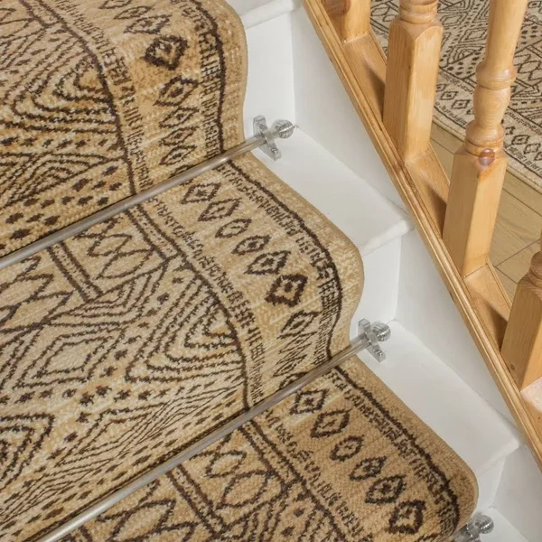 runrug USA Afrikans Berber Stair Carpet Runner Length: 11 foot - WI