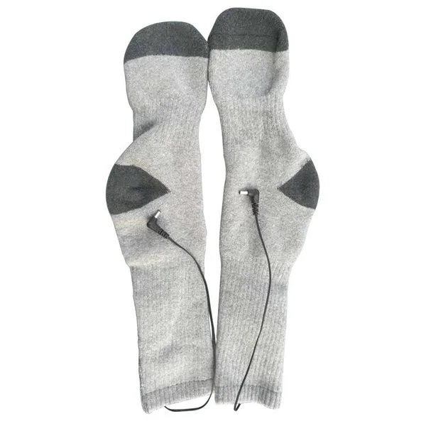 electrically Heated Socks and Warmer S, Black