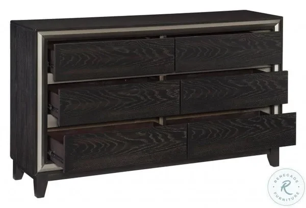 Homelegance Grant Ebony Dresser-1536-5