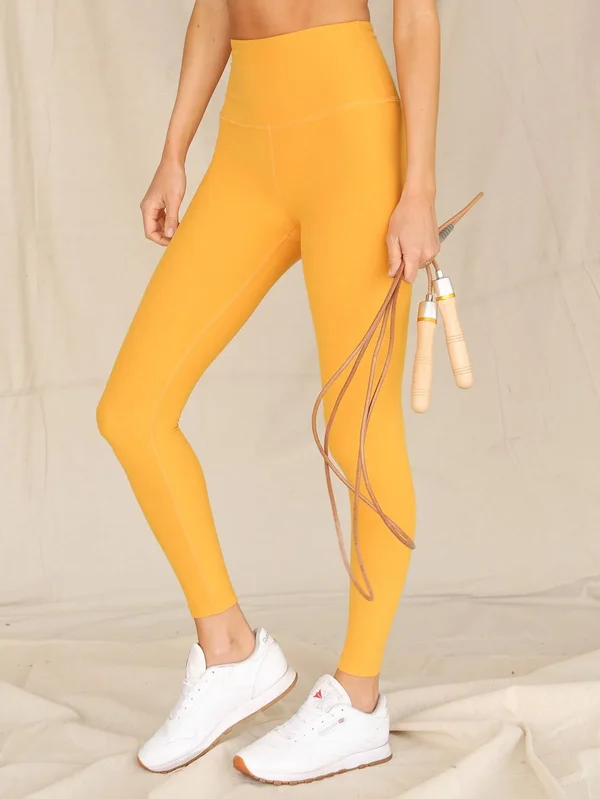 Beyond Yoga Spacedye Midi High Waisted Legging Sunny Citrine