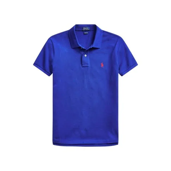 Ralph Lauren Women's Classic Fit Mesh Polo Shirt - Size S in Heritage Royal