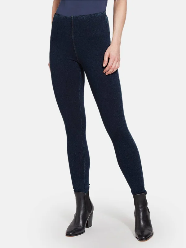 Lysse Toothpick Denim Leggings - Medium - Indigo