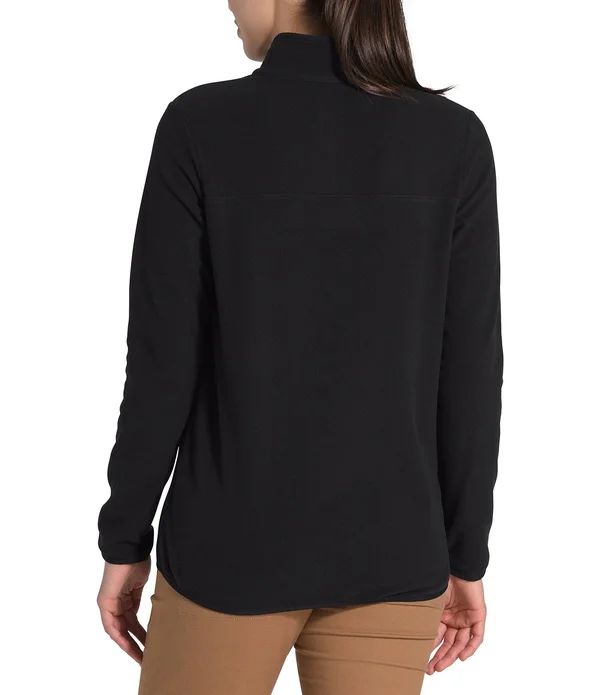 The North Face Women's TKA Glacier 1/4 Zip Pullover, XXL, Marron Purple