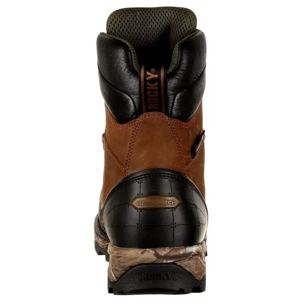 Men's Rocky 8 inch Maxx 800G Insulated Waterproof Boot Rks0322, Size: 11.5 Medium, Brown